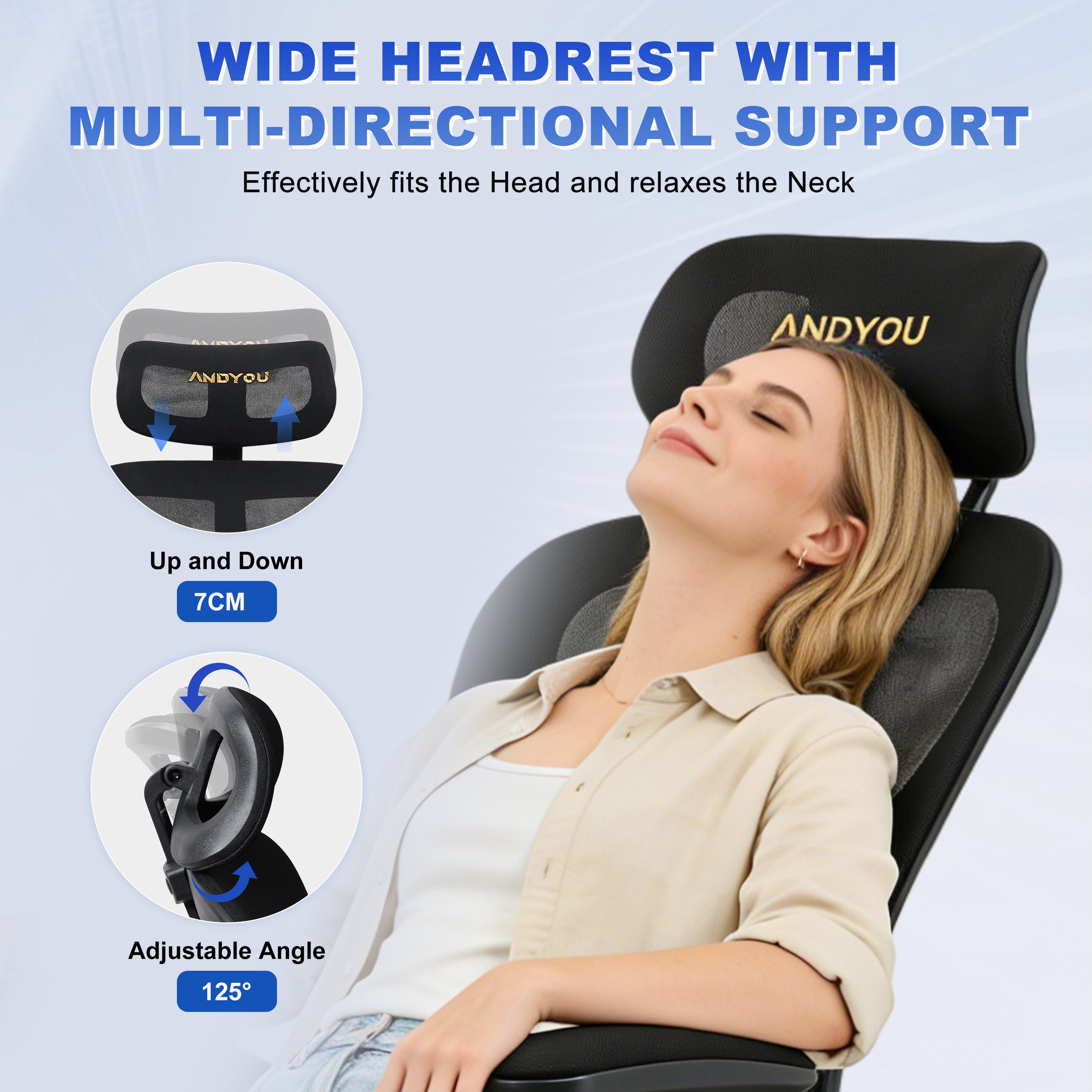 SYMINO Office Chair Faux Fur+ Mesh Office Chair , rotating rocker function